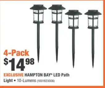 Home Depot HAMPTON BAY LED Path Light offer