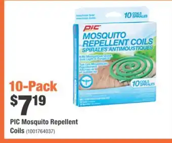Home Depot PIC Mosquito Repellent Coils offer