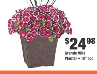Home Depot Grande Villa Planter offer