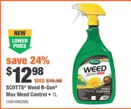Home Depot SCOTTS Weed B-Gon Max Weed Control offer