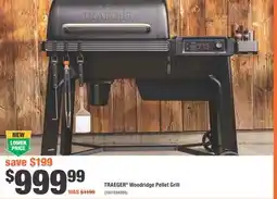 Home Depot TRAEGER Woodridge Pellet Grill offer
