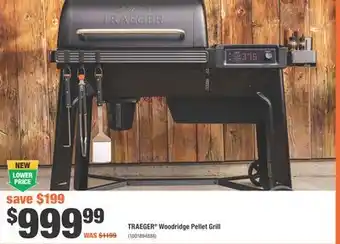 Home Depot TRAEGER Woodridge Pellet Grill offer