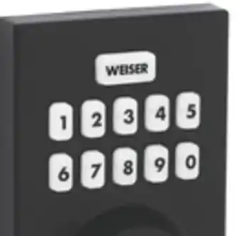 Home Depot Weiser Matte Black offer