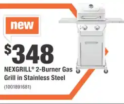 Home Depot NEXGRILL 2-Burner Gas Grill in Stainless Steel offer