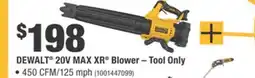 Home Depot DEWALT 20V MAX XR Blower offer