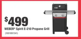 Home Depot WEBER Spirit E-210 Propane Grill offer