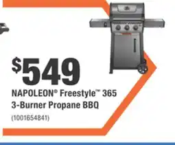 Home Depot NAPOLEON Freestyle 365 3-Burner Propane BBQ offer