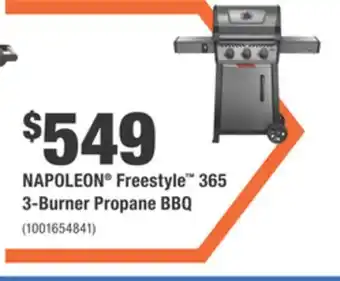 Home Depot NAPOLEON Freestyle 365 3-Burner Propane BBQ offer