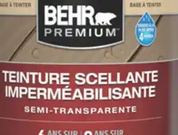 Home Depot BEHR Semi-Transparent Waterproofing Stain & Sealer offer