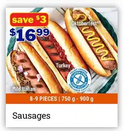 M & M Food Market Sausages offer