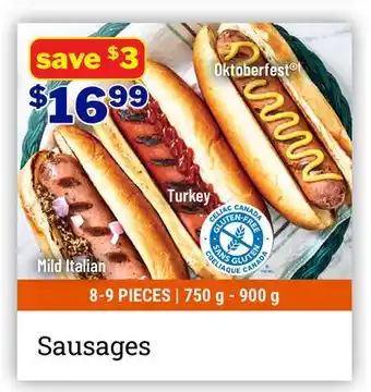 M & M Food Market Sausages offer