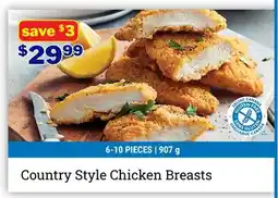 M & M Food Market Country Style Chicken Breasts offer