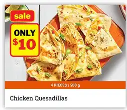 M & M Food Market Chicken Quesadillas offer