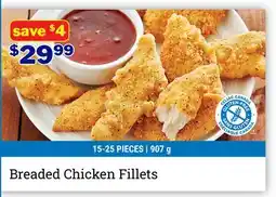 M & M Food Market Breaded Chicken Fillets offer