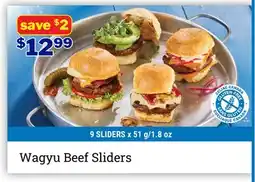 M & M Food Market Wagyu Beef Sliders offer