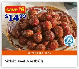 M & M Food Market Sirloin Beef Meatballs offer