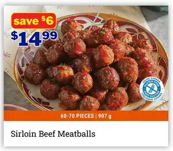 M & M Food Market Sirloin Beef Meatballs offer