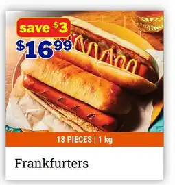 M & M Food Market Frankfurters offer