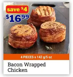 M & M Food Market Bacon Wrapped Chicken offer