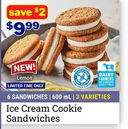 M & M Food Market Ice Cream Cookie Sandwiches offer