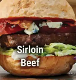 M & M Food Market Sirloin Beef Burgers offer