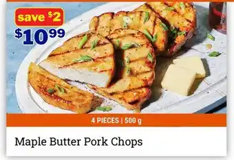M & M Food Market Maple Butter Pork Chops offer