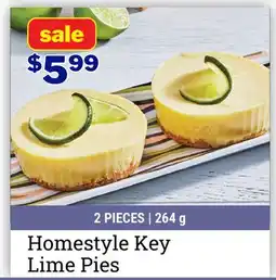 M & M Food Market Homestyle Key Lime Pies offer