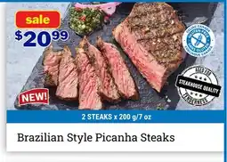 M & M Food Market Brazilian Style Picanha Steaks offer