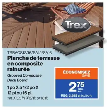 Patrick Morin Grooved Composite Deck Board offer