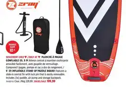 Canadian Tire 9´ E9 INFLATABLE STAND UP PADDLE BOARD offer