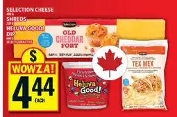 Food Basics Selection Cheese, Shreds, Heluva Good! Dip offer