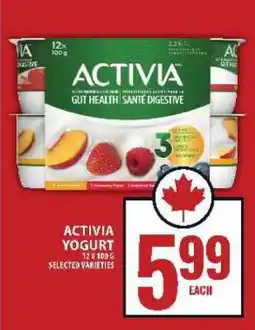 Food Basics Activia Yogurt offer