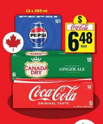Food Basics Coca-Cola, Pepsi, Canada Dry offer