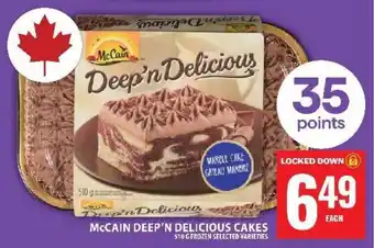 Food Basics McCAIN DEEP’N DELICIOUS CAKES offer
