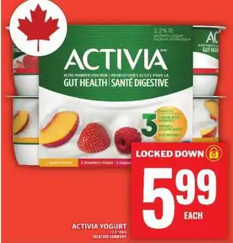 Food Basics Activia Yogurt offer
