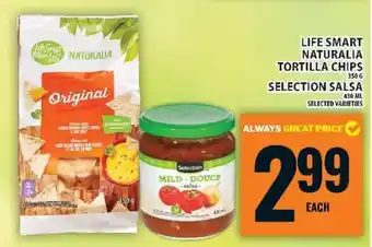 Food Basics Life Smart Naturalia Tortilla Chips & Selection Salsa offer