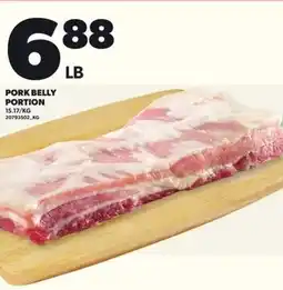 Loblaws Pork belly portion offer