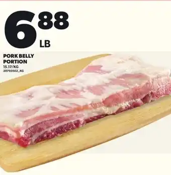 Loblaws Pork belly portion offer