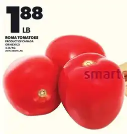 Loblaws Roma tomatoes offer