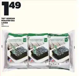 Loblaws T&T korean roasted sea laver offer