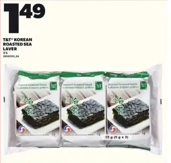 Loblaws T&T korean roasted sea laver offer