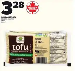 Loblaws Soyganic tofu offer