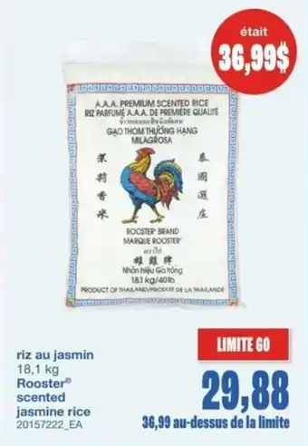 Wholesale Club Rooster scented jasmine rice offer