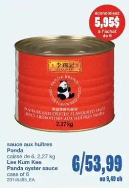 Wholesale Club Lee Kum Kee Panda oyster sauce offer