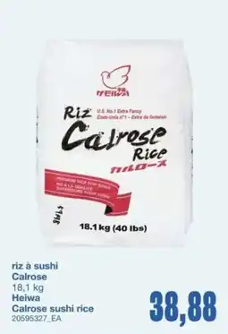 Wholesale Club Heiwa Calrose sushi rice offer