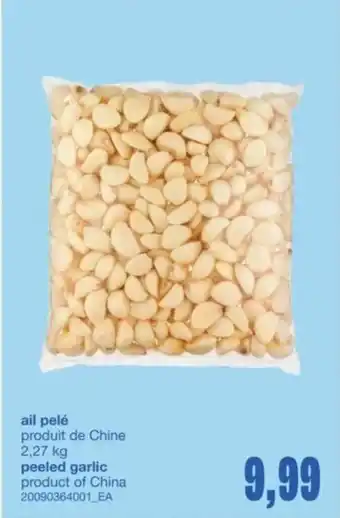 Wholesale Club Peeled Garlic offer