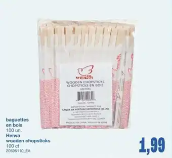 Wholesale Club Heiwa wooden chopsticks offer