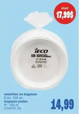 Wholesale Club Bagasse Plates offer