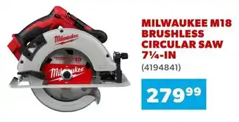 Co-op Milwaukee m18 brushless circular saw offer