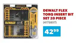 Co-op Dewalt flex torq insert bit set offer